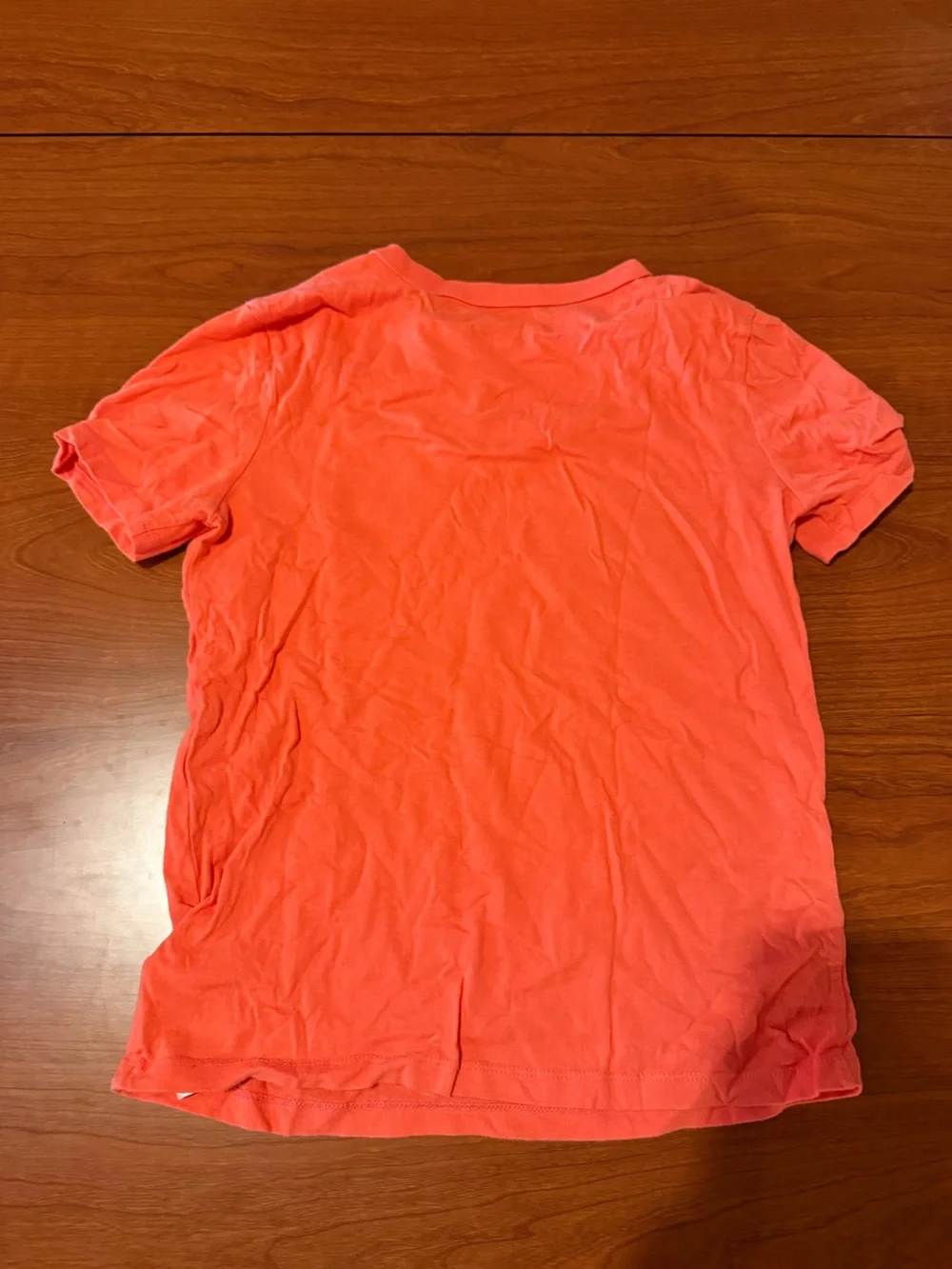 GAP Kids Coral Short-Sleeve Tee with Navy Wave Graphic